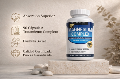 3X2 Magnesium Complex 90 Caps: El Secreto para un Descanso Profundo y Energía Total