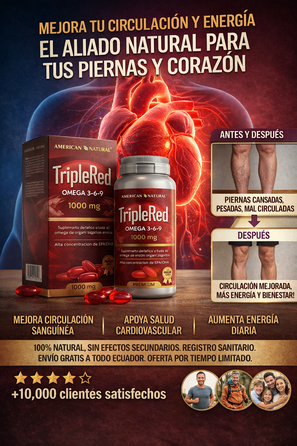 TripleRed OMEGA 3-6-9 – Equilibrio y bienestar para tu salud diaria