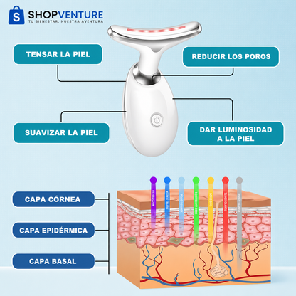 Masajeador Reafirmante Facial LED