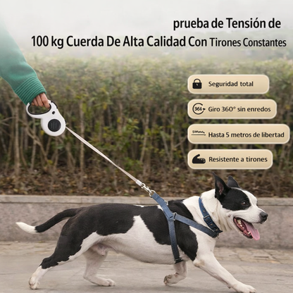 Correa Retractil Para Mascota 5M